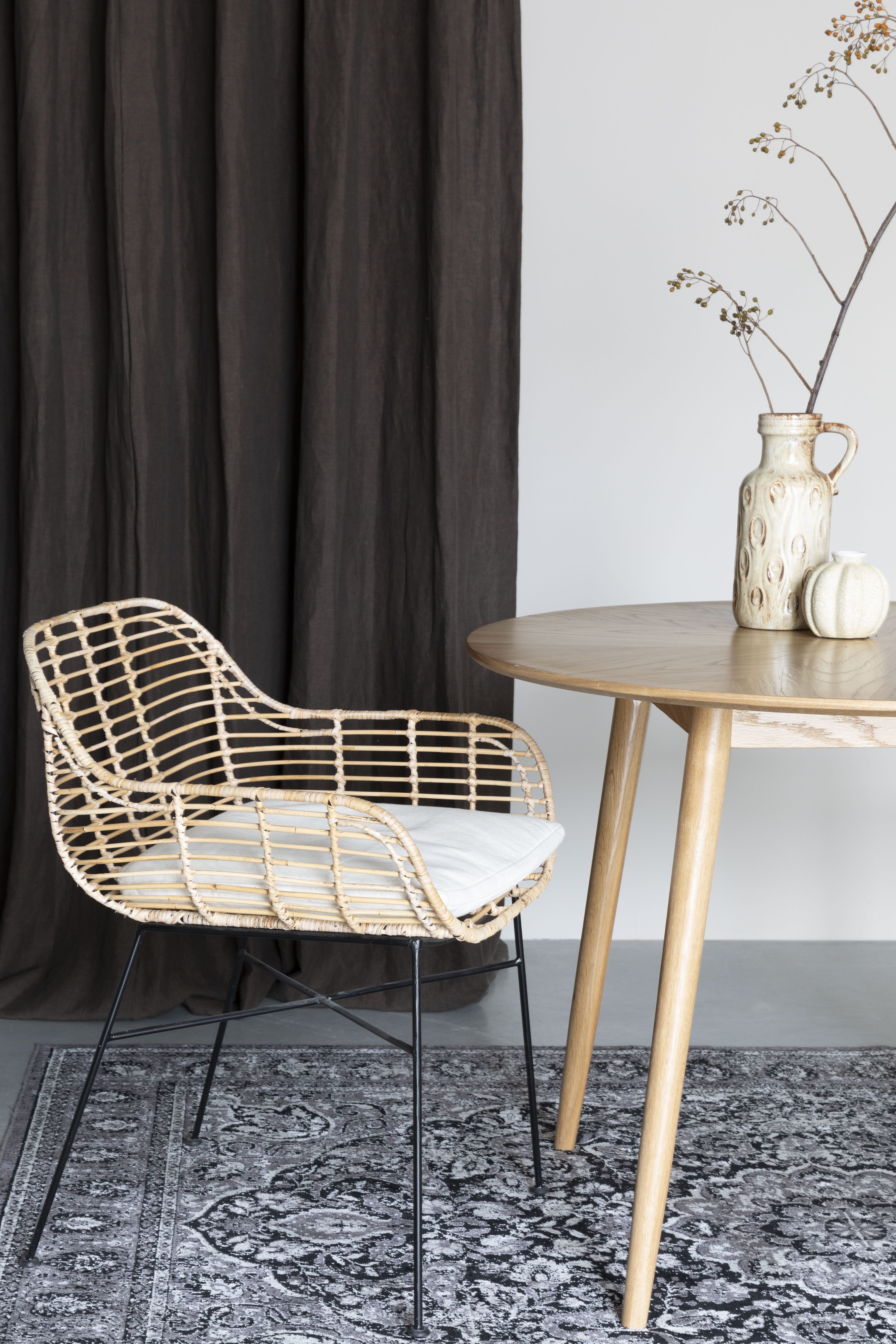 Chi Vloerkleed 160X230 Zwart